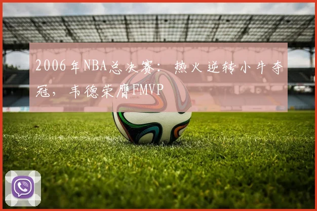 2006年NBA总决赛：热火逆转小牛夺冠，韦德荣膺FMVP